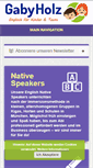 Mobile Screenshot of gaby-holz.de